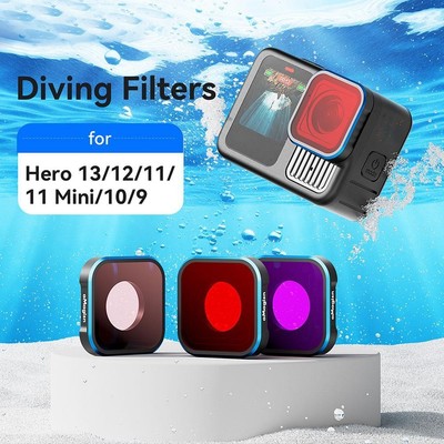 for aMagisn Diving Filter Waterproof Underwater Protect Cover Dive Case X0J3