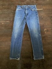 Vintage 70s 80s Wrangler 13MWZ Denim Jeans Cowboy Western MADE IN USA 30x32