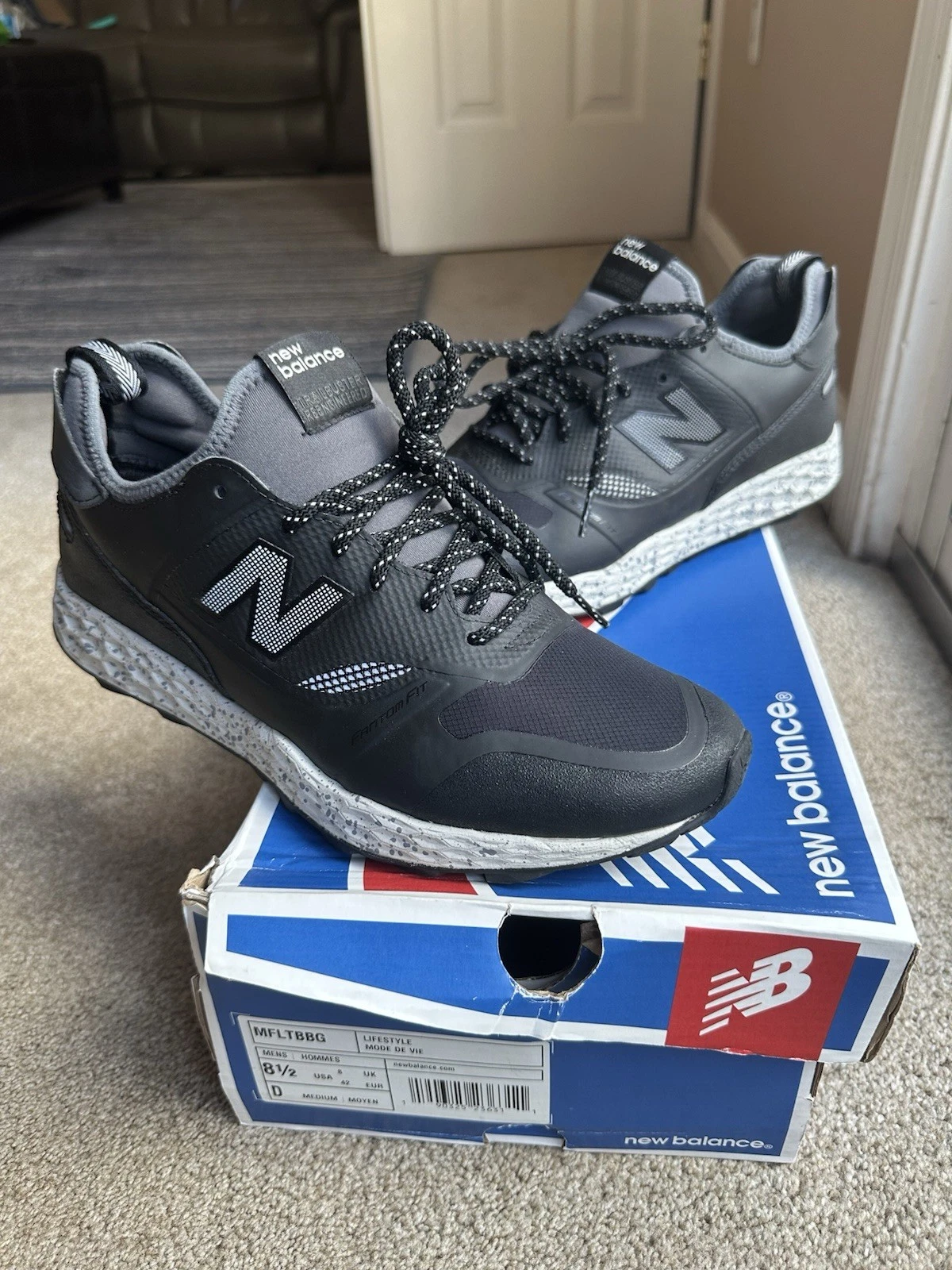 NEW BALANCE TRAIL BUSTER BLACK GREY MENS SIZE 8.5
Opens in a new window or tab