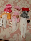 Barbie Vintage Lot Of 3 Fashionista Dress Outfits And Accessories. Exc. Cond.