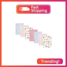 Hudson Baby Unisex Baby Cotton Flannel Burp Cloths, Soft Painted Floral 7 Pack, 