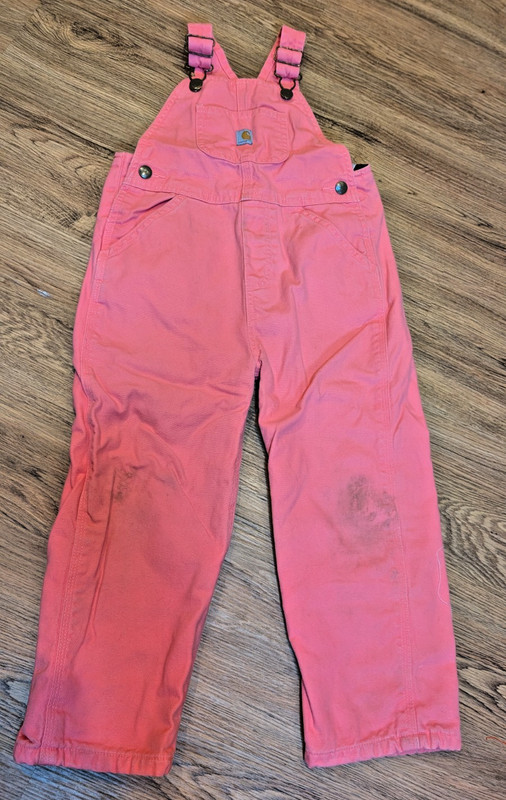 Carhartt Toddler Overalls 4T Hot Pink  Workwear & FREE Beanie