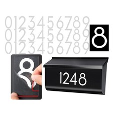 2 inch 30 Pcs Reflective Mailbox Numbers Stickers for Outside, Easy Installat...