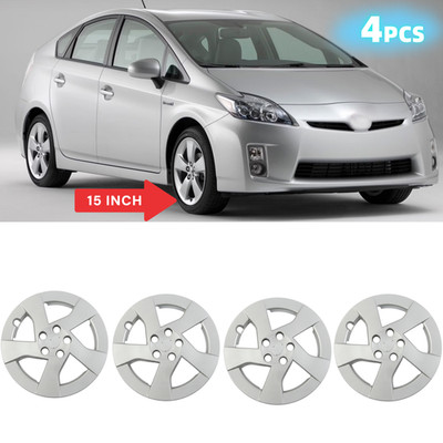 New SET (4pcs) 15'' inch Toyota Prius 2010 2011 Hubcaps Wheel Covers 61156