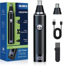 Ear and Nose Hair Trimmer for Men, 2025 Professional Painless USB Rechargeable E