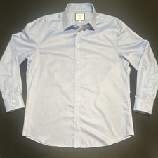 Charles Tyrwhitt Men's Long Sleeve Dress Shirt Slim Fit, Blue