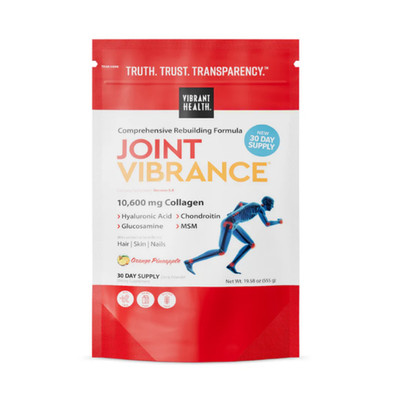 Vibrant Health Joint Vibrance 10600 mg Collagen 555g (30 Day Supply)