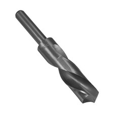 23mm Drill Bit HSS 9341 Black Oxide with 1/2" Straight Reduced Shank