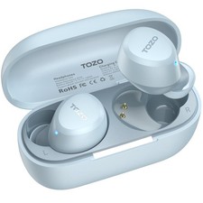 TOZO A1 Wireless Earbuds Bluetooth 5.3 Light Weight in Ear IPX5 Small, Blue