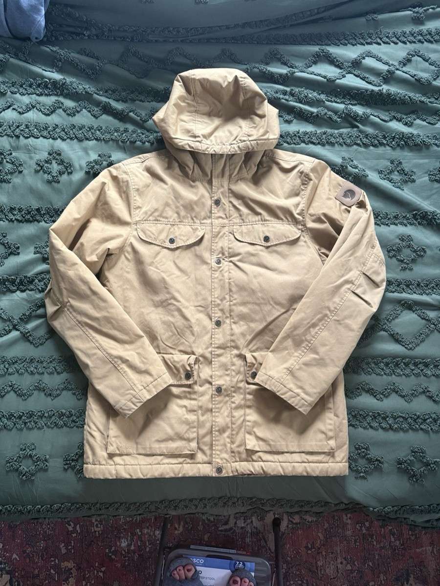 Fjallraven Greenland 87122 G-1000 Men's Beige Sherpa Jacket Size L
