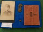 1888  Post  Sons of Vets  Medal ,I.D Cabinet  Card ,Book of Rules Regulations
