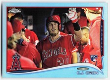 2014 Topps Chrome Blue Refractors C.J. Cron Rookie #151 Angels RC,/199