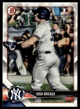 2018 Bowman Draft Josh Breaux New York Yankees #BD-57