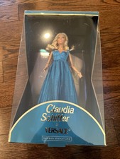Barbie Supermodel Claudia Schiffer Doll, Versace Gown, Platinum Edition