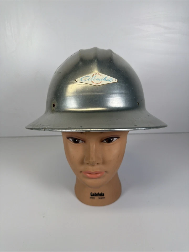 Sombrero duro de aluminio vintage Jackson Products Alumihat / tipo SH-5 Foto 3 de 4
