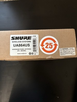 Shure UA864A Wall Mounted Active Directional Antenna (650-952 MHz)