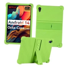 Case for Urao C107 Tablet, Kids Friendly Soft Silicone Adjustable Stand Cover 