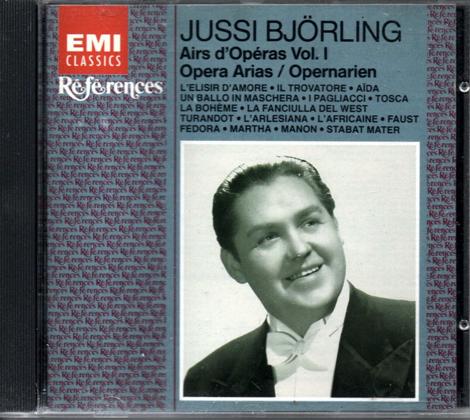 JUSSI BJORLING OPERA ARIAS VOL 1 EMI CD FREE UK P&P