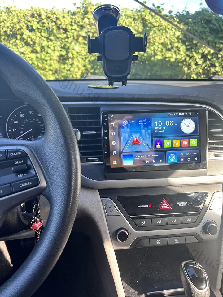 For Hyundai Elantra 2016-2018 Android 13 Car Stereo Apple Carplay Radio GPS Navi — 第 4/4 张图片