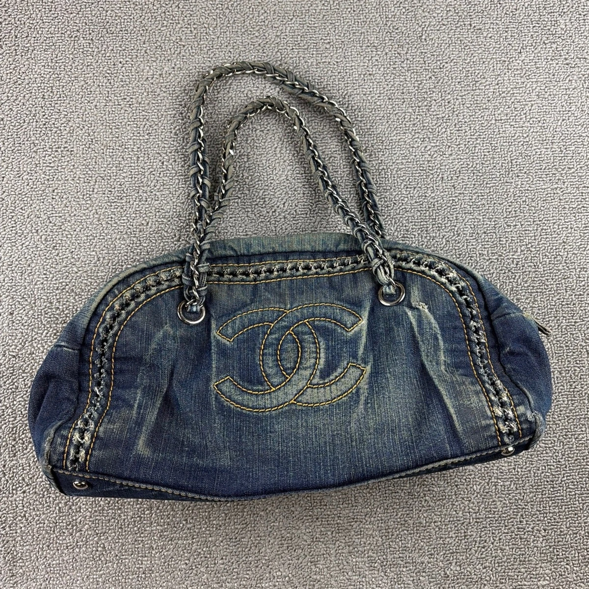 CHANEL Denim Exterior Shoulder Bags Bags & Handbags for Women for