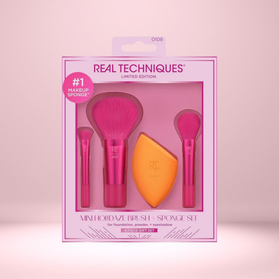 Real Techniques Limited Edition Mini Holidaze Brush + Sponge Kit RT-0108