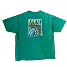 Vintage Local Motion Lion Island Roots Graphic Surf Tee 
