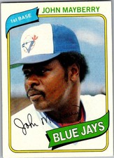 1980 Topps - John Mayberry #643 - Toronto Blue Jays