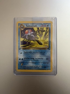 Pokémon Tentacruel 1st Edition Fossil 44/62 1995