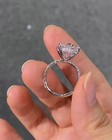 Oval 6.30 Ct IGI Certified Lab Grown Diamond Hidden Halo Ring 950 Platinum VVS2 — photo 3