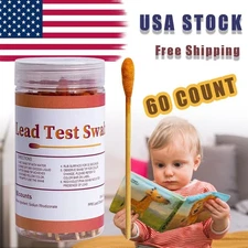 MERYDI-60pcs Lead Test Swabs - Instant Lead Test Quick Lead Paint Test Kit Home
