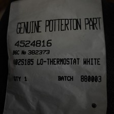 Potterton lo thermostat white (402S185)