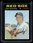1971 TOPPS JOHN KENNEDY BOSTON RED SOX #498