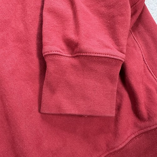 J CREW Ropa Deportiva Clásica Cuello Redondo Sudadera Para Hombres LT Rojo Tejido Inverso Algodón - Imagen 11 de 12