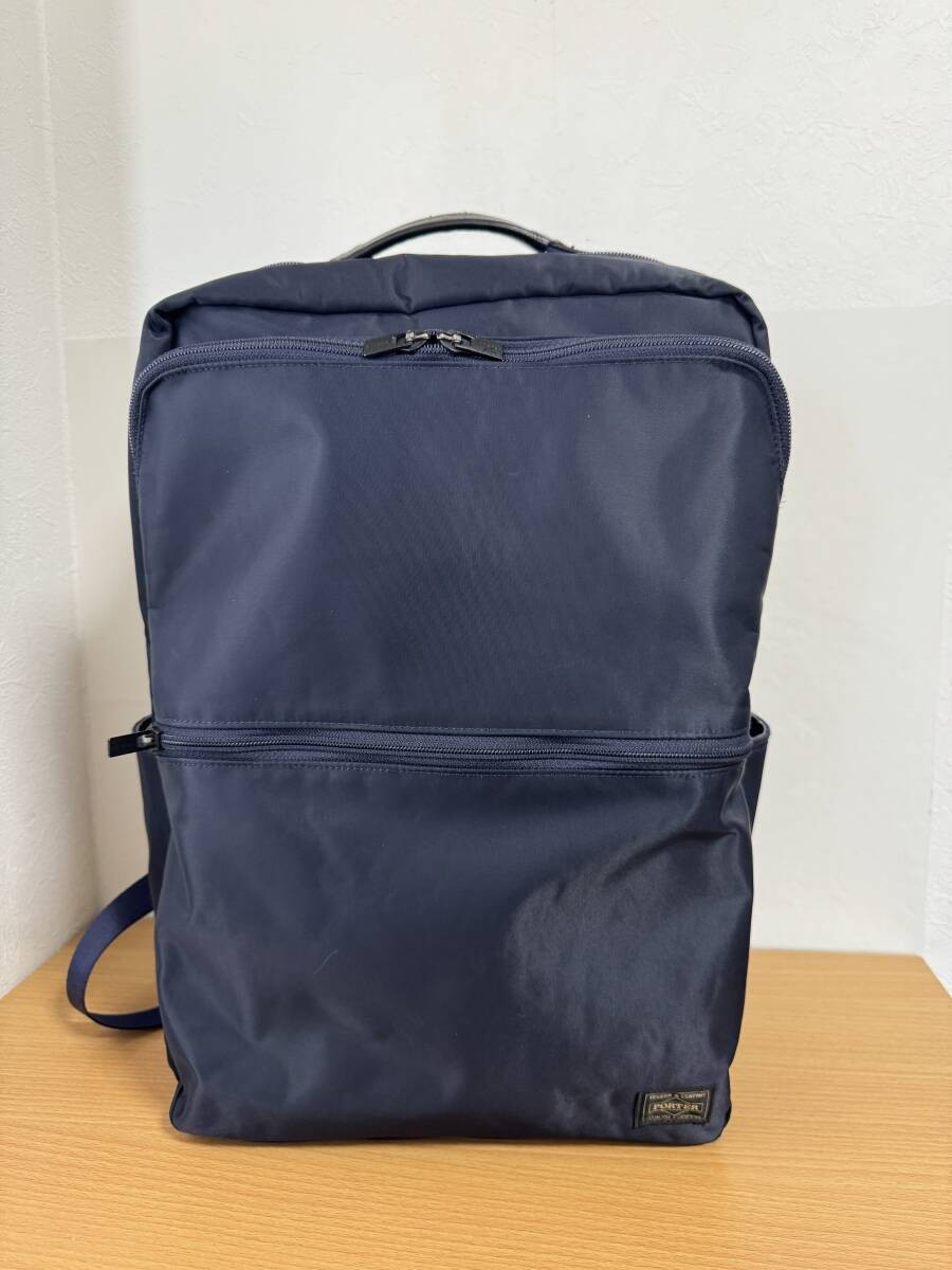 PORTER Yoshida Kaban TIME DAYPACK 655-06169 Business Backpack Navy Cordura Nylon