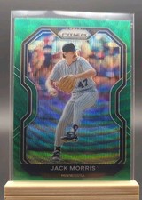 2021 Panini Prizm Green Wave #49 Jack Morris TWINS #SMN
