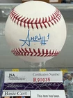 AMED ROSARIO Autographed Baseball ROMLB New York Yankees JSA ~ R90035