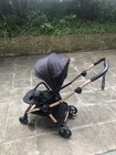 Mamas  Papas Airo Pushchair in Dusk With A Gold Rose Frame
