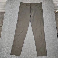Lululemon Pants Mens 34 Olive Green Slim Fit Stretch Golf Commuter Dress Chino