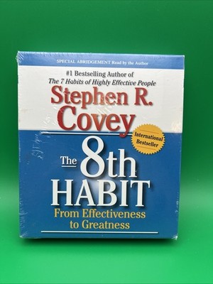 8th Habit : From Effectiveness to Greatness by Stephen R. Covey Audio CD Book