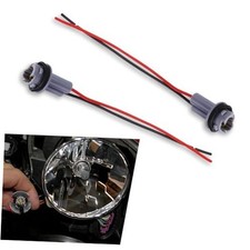 2 Pack Car Harness Pigtail Socket for Turn Signal Lights, T10 T13 T15 Vehicle
