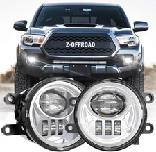 Z-OFFROAD New LED Fog Lights for 2016-2022 Chrome fog lights Tacoma 