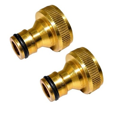 Messing Gewindeanschluss Wasserhahn Wasserleitung 3/4 '' Angeschlossen