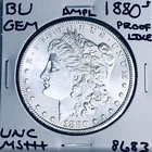 1880 S BU GEM MORGAN SILVER DOLLAR UNC MS+++ U.S. MINT RARE COIN 8683