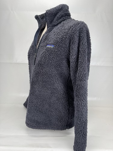 Patagonia Jacket Women XS Los Gatos 1/4 Zip Pullover Fleece Charcoal Black Pile - Picture 3 of 6