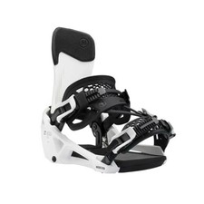 Nidecker LT Supermatic Snowboard Bindings, White, Medium MY26