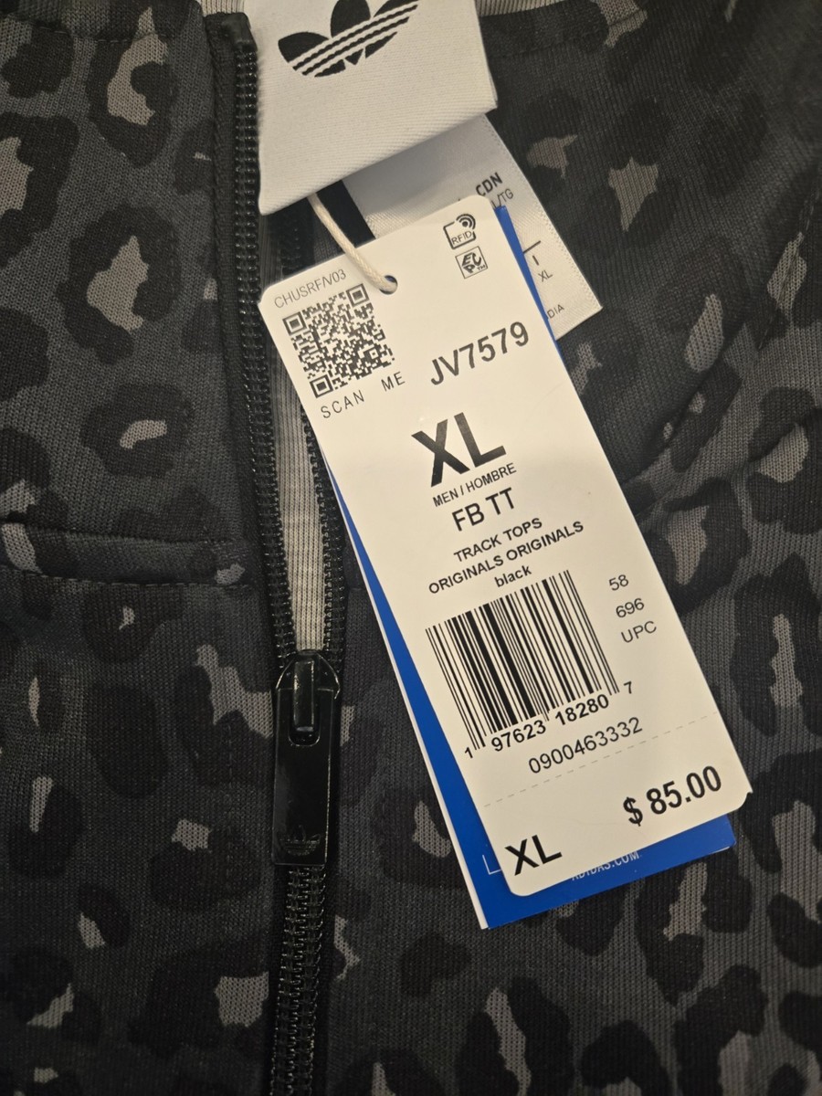 アウター TT LEO U adidas（アディダス） タグ付き XL L JV7579 ファイヤーバード ヒョウ柄 adidas JV7579 *BLACK ABC-MART限定 トップス