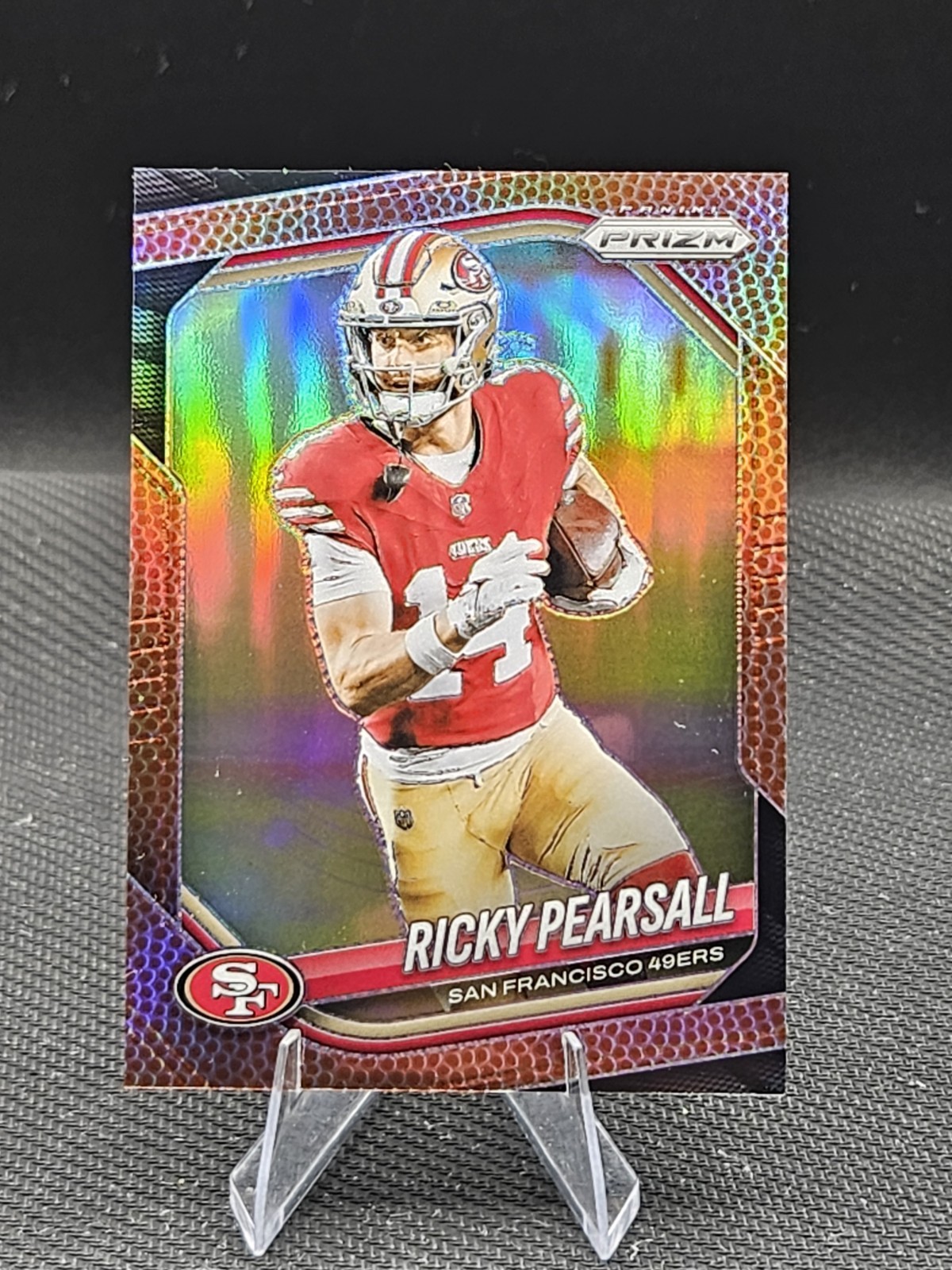 2025 Panini Prizm - Ricky Pearsall #99 Pigskin Prizm /180