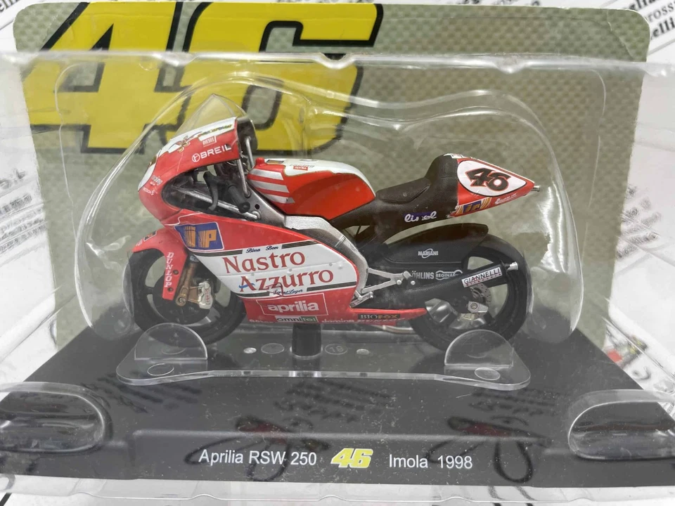 Die Cast 1/18 " Aprilia RSW 250 Imola 1998 " Valentino Rossi - Image 2 of 2
