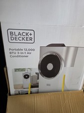 BLACK+DECKER Portable 3-in-1 Air Conditioner Dehumidifier Cooling Fan, 12000 BTU