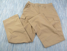 Russell Workwear Cargo Trousers Khaki Beige Mens W34 L34 015M Cotton Blend